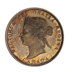 Specimen Coin - 25 Cents, Canada, 1881