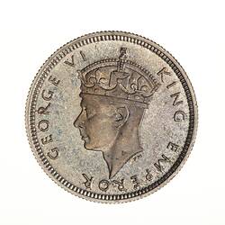 Proof Coin - 1/4 Rupee, Mauritius, 1938