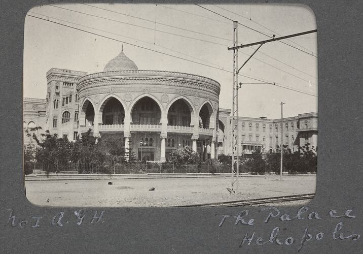 World War I, Heliopolis Palace, Egypt, 1915-1917