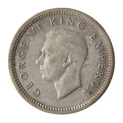 Coin - 3 Pence, New Zealand, 1942