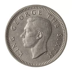 Coin - 3 Pence, New Zealand, 1952