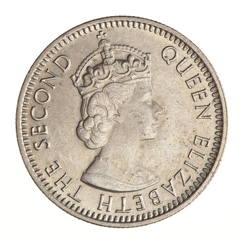 Coin - 10 Cents, Malaya & British Borneo, 1961