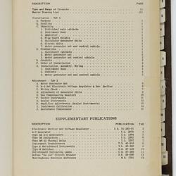 Instruction Book - Westinghouse Electrical Corporation, Network Analyser, 1950