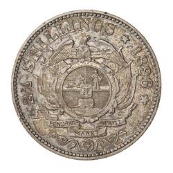 Coin - 2 & 1/2 Shillings, South Africa, 1896