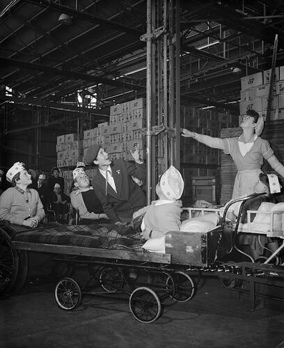 H. J. Heinz Co Pty Ltd, Adults & Children in Factory, Dandenong, Victoria, 1958
