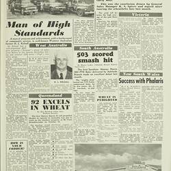 Magazine - Sunshine Massey Harris Review, Vol 2, No 12, Nov 1957
