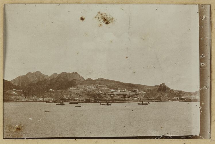 TSS Ceramic, View of a Seaside Town, 1915