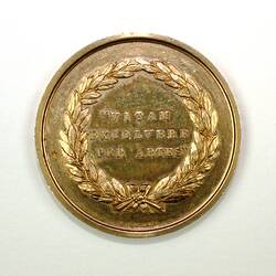 Medal - Gold Prize, W J Clarke MLC, Melbourne International Exhibition, 1880