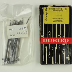 Needles - Dubied Knitting Machine, Edda Azzola, Reservoir, circa 1950s