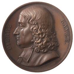 Medal - Pierre Bayle, France, 1819