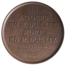 Medal - Philippe Nericault Destouches, France, 1816