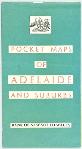 Map - 'Pocket Maps of Adelaide and Suburbs', Sydney, NSW, October 1958