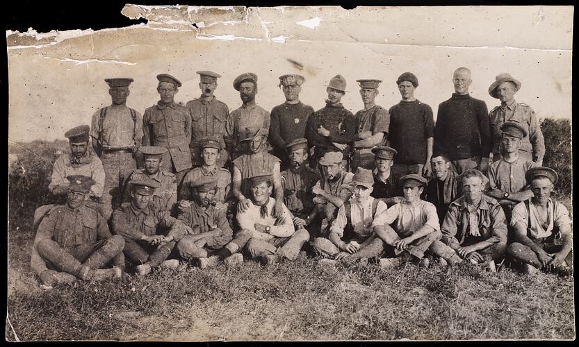 Surviving Members of D Company, 7th Battalion, Gallipoli, World War I, 11 May 1915