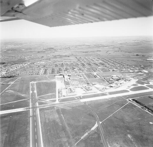 Negative - Aerial View of Essendon Airport, Victoria, circa 1960
