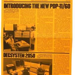 Newsletter - Digital News, Digital Equipment, Vol 1, No 3, May 1977