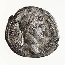 Coin - Denarius, Emperor Hadrian, Ancient Roman Empire, 125-138 AD