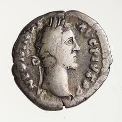 Coin - Denarius, Emperor Antoninus Pius, Ancient Roman Empire, 158-159 AD