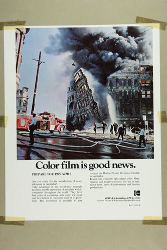 Scrapbook - Kodak Australasia Pty Ltd, Advertising Clippings, 'Motion Picture - Audio Visual', Coburg, 1960-1975