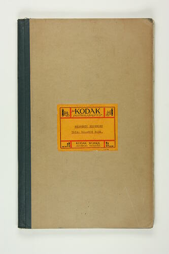 Trial Balance Book - Kodak Archive, Series 3 'Property & Buildings', Sub-Series 26, File 5, 'Property Expenses Trial Balance Book', 1930 - 1932