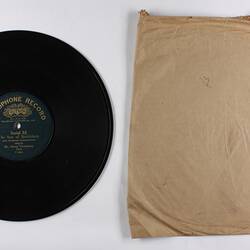 Disc Recording - Zonphone, Double-Sided, "The Star of Bethlehem" & "The Holy City", Turnpenny, 1920s