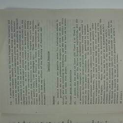 Booklet - Social Security Agreement, Australia & United Kingdom, 1955