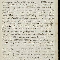 Discoloured off-white page with handwritten cursive text in dark ink.
