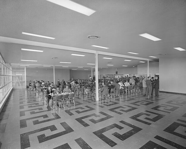 Davies Coop and Co, Workers in the Cafeteria, Kingsville, Victoria, 05 Oct 1959