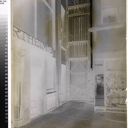 Kodak Australasia Pty Ltd, Back of 252 Collins St from Howey Place, Melbourne, 26 Aug 1934
