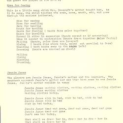 Transcript - Dorothy Howard, Notes from Interview with Cecelia Bancroft, 6 Oct 1954
