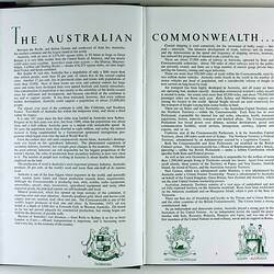 Book - Bryce Kinnear, 'The Land of the Southern Cross, Australia', Australian Publicity Council, 1956