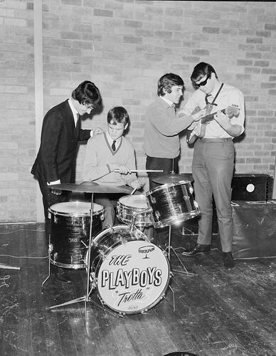 Normie Rowe Visit to Royal Victorian Institute for the Blind, 1966