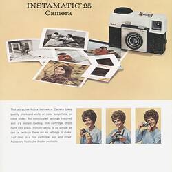 Publicity Flyer - Eastman Kodak, 'Kodak's Instamatic 25 Camera', 1970