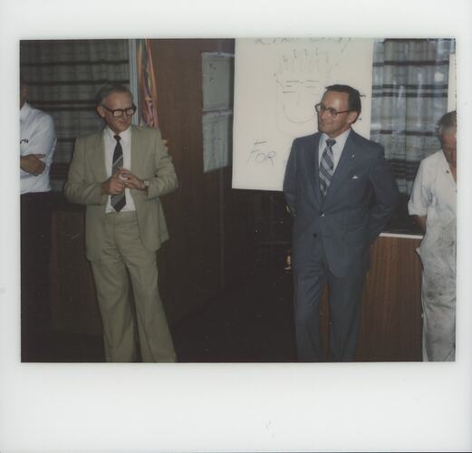 Photograph - Kodak Australasia Pty Ltd, Brian Daniel Speaking at Graham Francis' Retirement, 1981