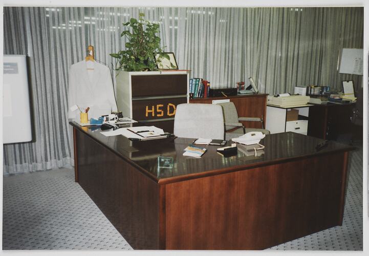 Kodak Australasia Pty Ltd, Ken Gifkins' Desk, Technical Centre, Coburg, 1986-1987
