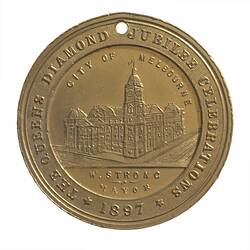 Medal - Diamond Jubilee of Queen Victoria, City of Melbourne, Victoria, Australia, 1897