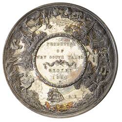 Medal - Products of New South Wales Exhibition, 1854 AD