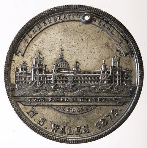 Medal - International Exhibition, Sydney, Commemorative, 1879