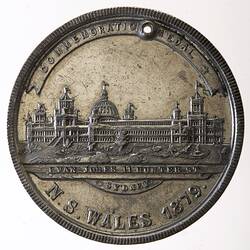 Medal - International Exhibition, Sydney, Commemorative, 1879