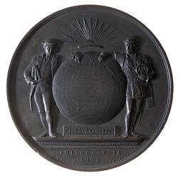 Medal - Victorian Intercolonial and Philadelphia Centennial Exhibitions, 1875-6 AD