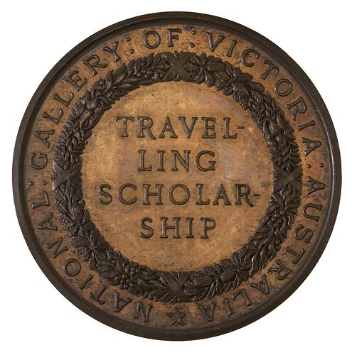 Medal - National Gallery of Victoria Travelling Scholarship, c. 1880 AD