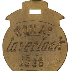 Medal - Scottish Dancing Prize, Inverloch, 1935 AD