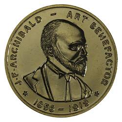 Medal - Jubilee of Archibald Fountain, M.R. Roberts Ltd, New South Wales, Australia, 1982
