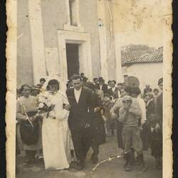 Digital Photograph - Domenico & Domenica Annetta, Village Wedding, Calabria, Italy, 1953