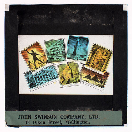 Lantern Slide - Universal Opportunity League, Seven Wonders of the World