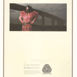 Acknowledgement Award - Australian Wool Corporation, Prue Acton Aust P/L, 1982-1983