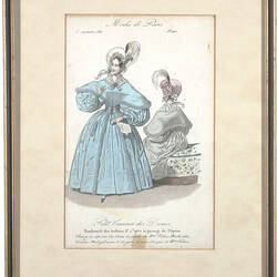 Print - French Fashion, Mode de Paris, 1834