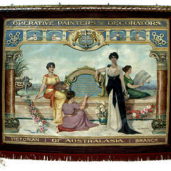 Banner - Operative Painters & Decorators Union of Australasia, Victorian Branch, 1915