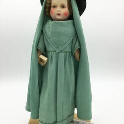 Doll - 'Beguine of Flanders', Fairfield Infectious Diseases Hospital, 1940s
