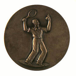 Australia, Tennis Prize Medal, Reverse