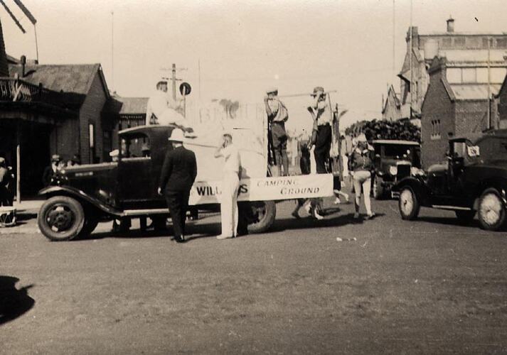 Photograph - Decorated Truck, Ballarat, 1935